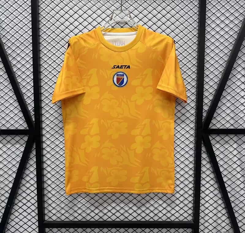 AAA Quality Haiti 2026 World Cup Goalkeeper Yellow Soccer Jersey