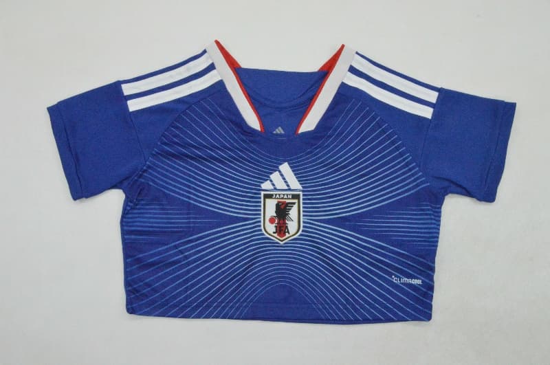 AAA Quality Japan 2026 World Cup Home Women Cropped Soccer Jersey AAA Quality Japan 2026 World Cup Home Women Cropped Soccer Jersey