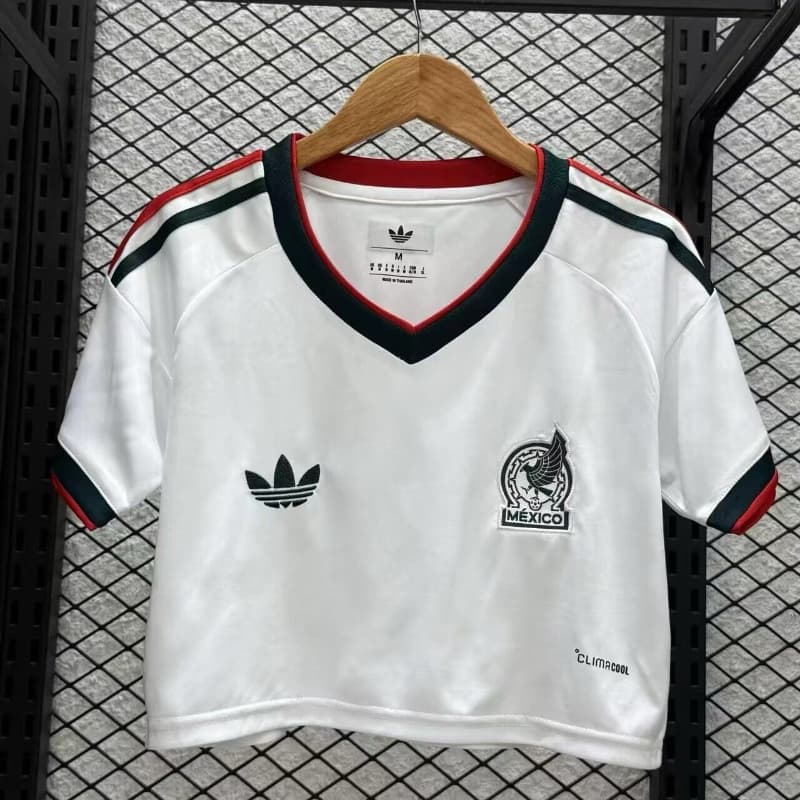 AAA Quality Mexico 2026 World Cup Away Women Cropped Soccer Jersey