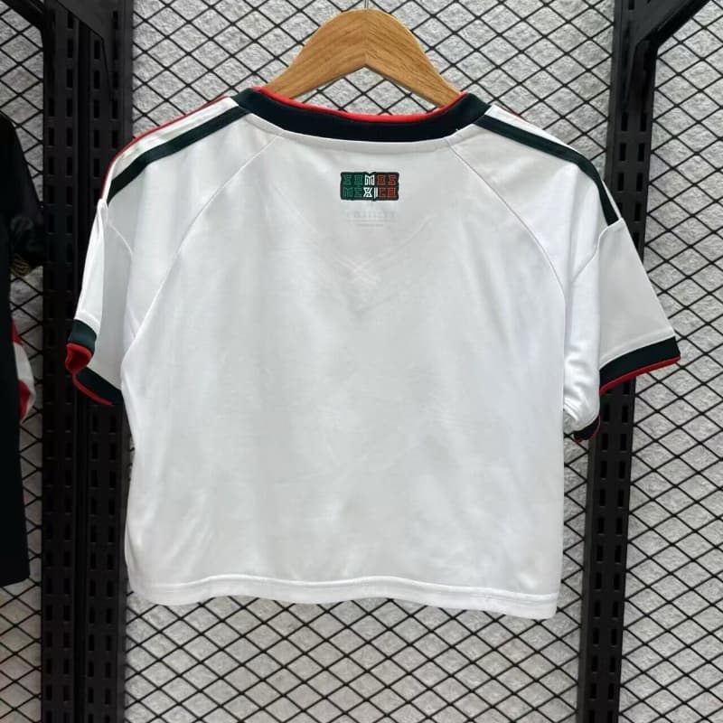 AAA Quality Mexico 2026 World Cup Away Women Cropped Soccer Jersey