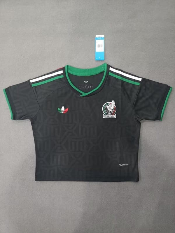 AAA Quality Mexico 2026 World Cup Third Women Cropped Soccer Jersey AAA Quality Mexico 2026 World Cup Third Women Cropped Soccer Jersey