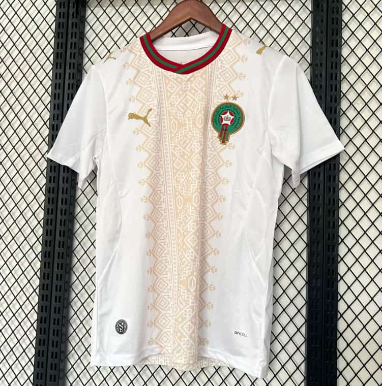 AAA Quality Morocco 2026 Away Soccer Jersey 2 Stars
