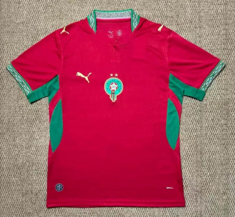 AAA Quality Morocco 2026 Home Soccer Jersey 2 Stars