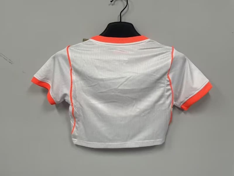 AAA Quality Netherlands 2026 Away Women Cropped Soccer Jersey