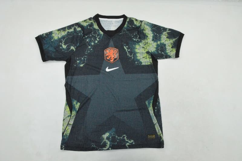 AAA Quality Netherlands 2026 Goalkeeper Black Soccer Jersey (Player)