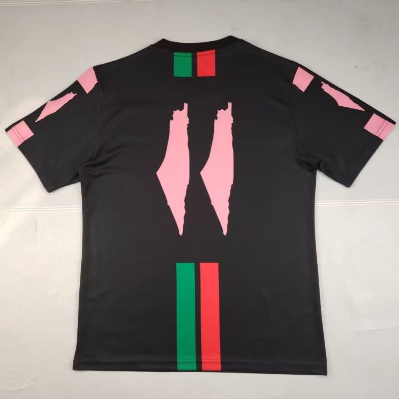 AAA Quality Palestine 2025 Black Soccer Jersey