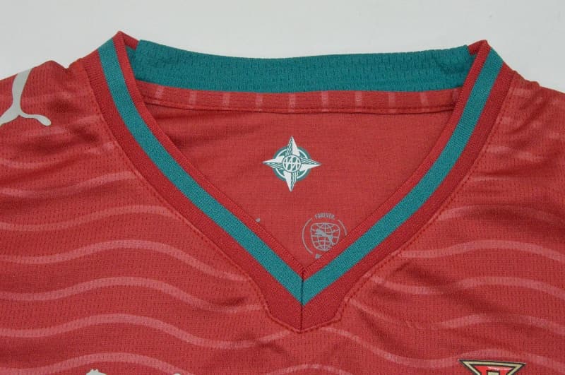 AAA Quality Portugal 2026 World Cup Home Women Cropped Soccer Jersey