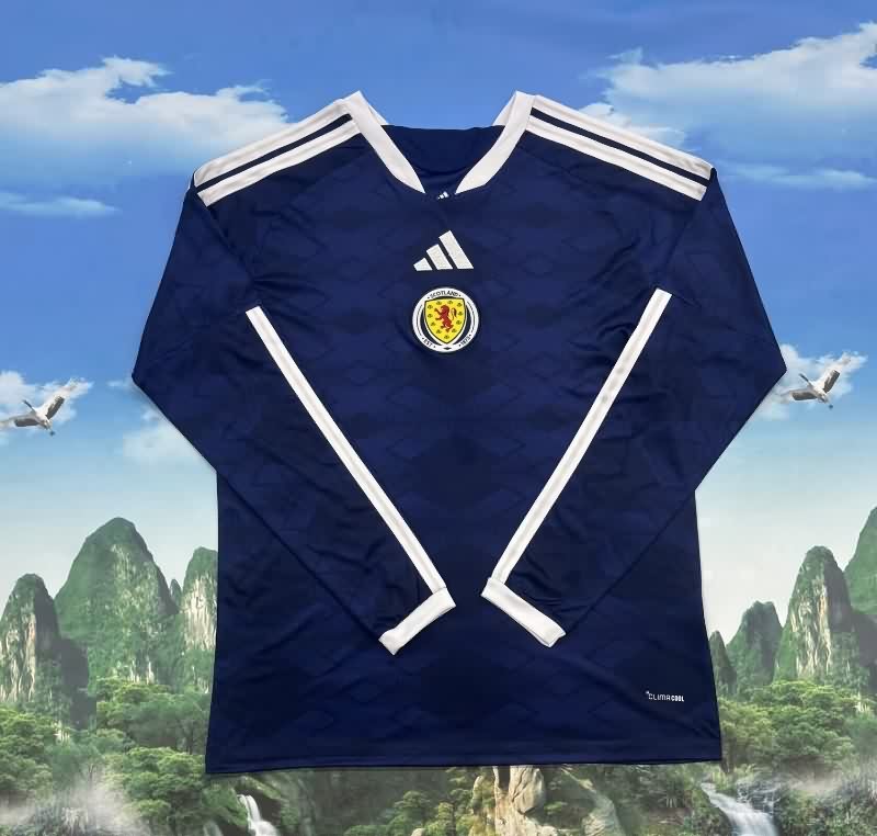 AAA Quality Scotland 2026 Home Long Sleeve Soccer Jersey