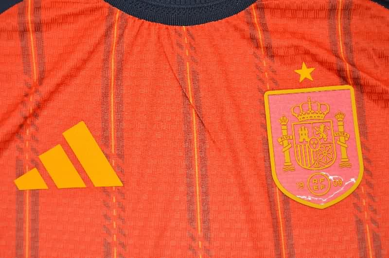 AAA Quality Spain 2026 World Cup Home Long Sleeve Soccer Jersey (Player)