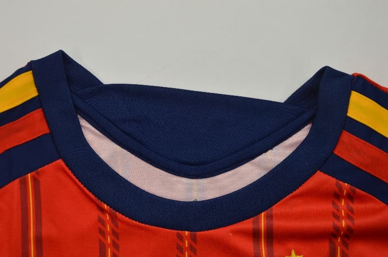 AAA Quality Spain 2026 World Cup Home Women Cropped Soccer Jersey
