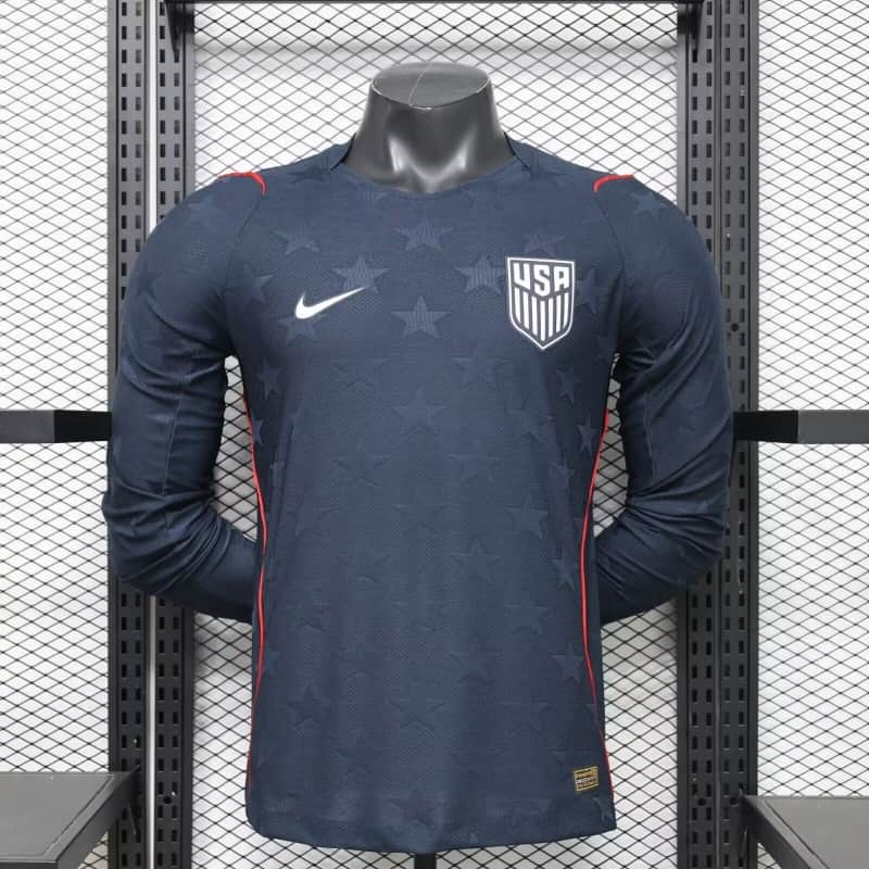 AAA Quality USA 2026 Away Long Sleeve Soccer Jersey (Player)