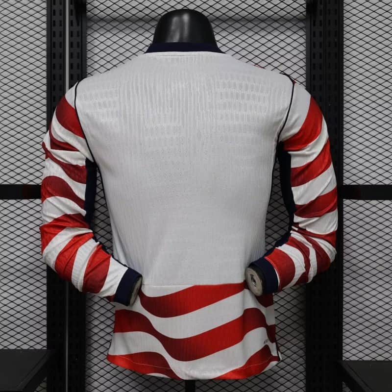 AAA Quality USA 2026 Home Long Sleeve Soccer Jersey (Player)