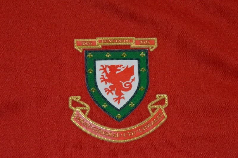 AAA Quality Wales 2026 150th Anniversary Soccer Jersey