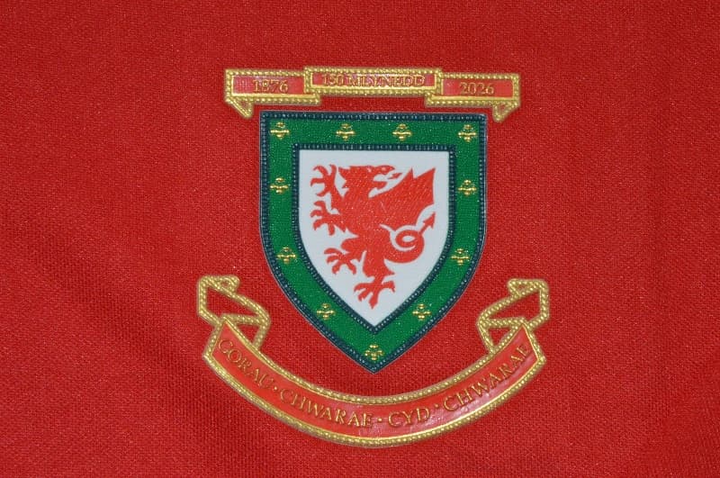 AAA Quality Wales 2026 150th Anniversary Long Sleeve Soccer Jersey