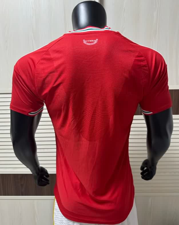 AAA Quality Wales 2026 Home Soccer Jersey (Player)
