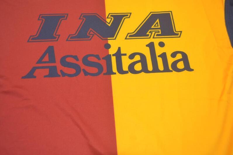 AS Roma Soccer Jersey Home Retro Replica 2001/02