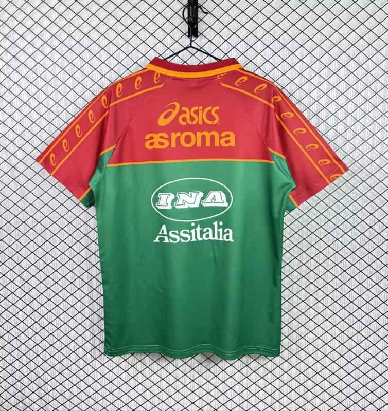 AAA Quality AS Roma 1995/96 Training Retro Soccer Jersey