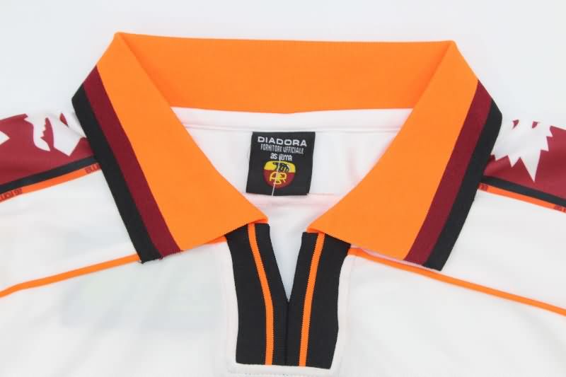 AAA Quality AS Roma 1998/99 Away Long Sleeve Retro Soccer Jersey