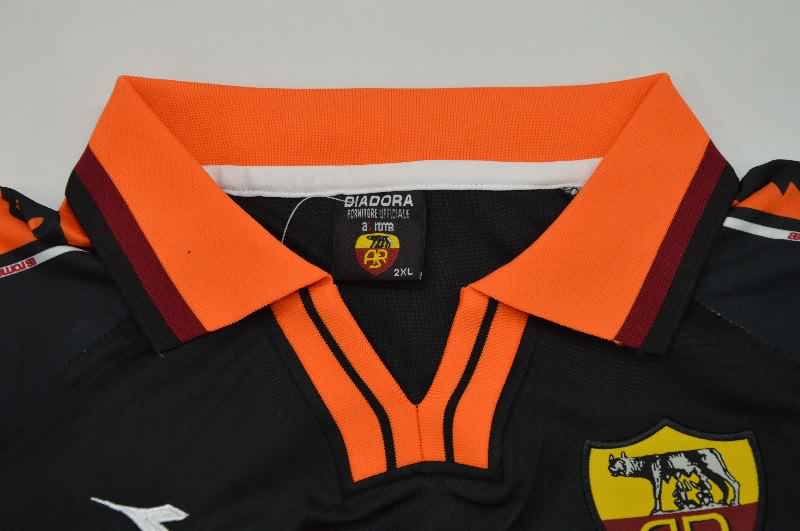 AAA Quality AS Roma 1998/99 Third Long Sleeve Retro Soccer Jersey