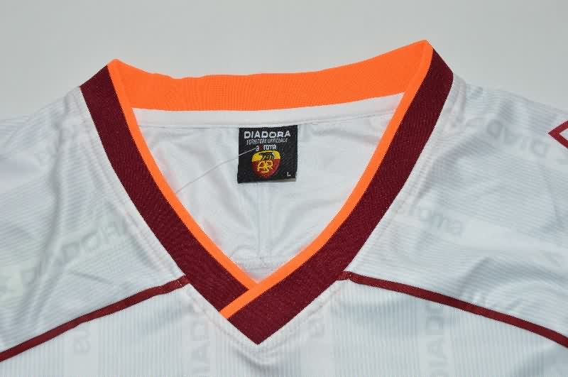 AAA Quality AS Roma 1999/00 Away Retro Long Sleeve Soccer Jersey