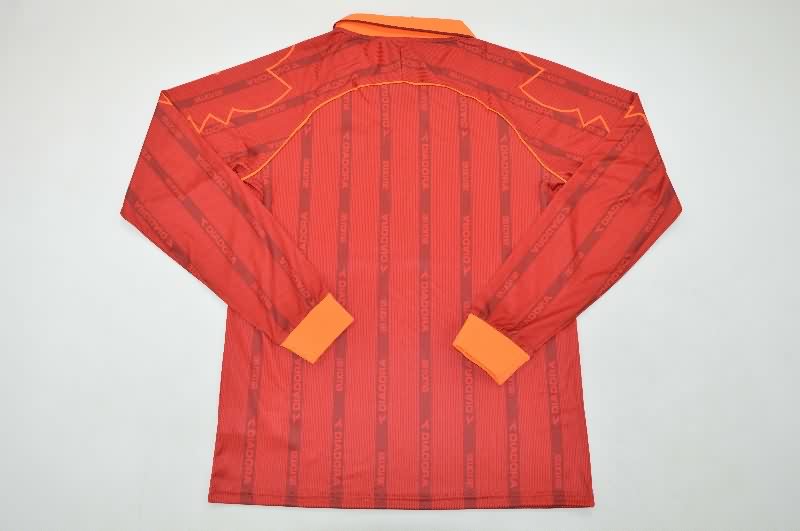 AAA Quality AS Roma 1999/00 Home Retro Long Sleeve Soccer Jersey
