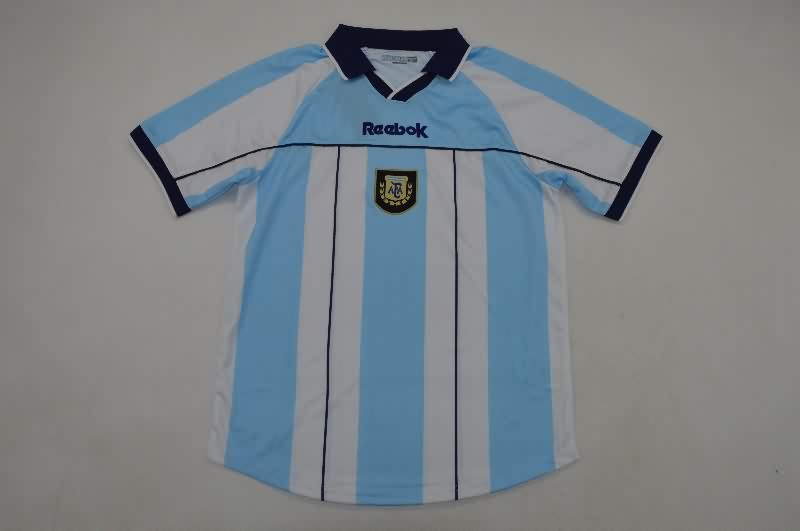Argentina Soccer Jersey Home Retro Replica 2001