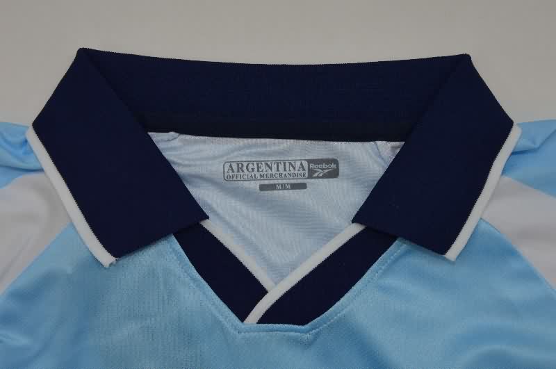 Argentina Soccer Jersey Home Retro Replica 2001
