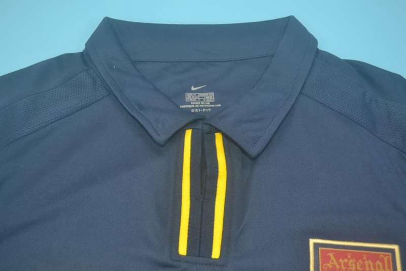 Arsenal Soccer Jersey Away Retro Replica 2000/02