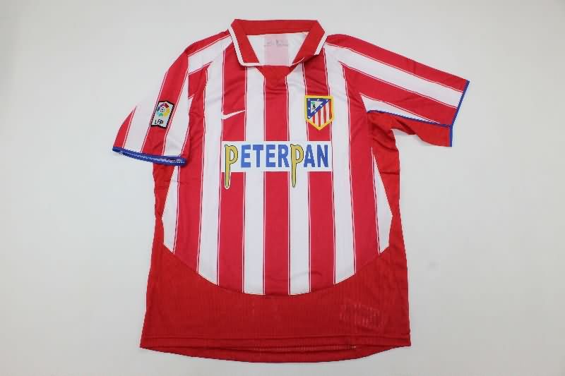 AAA Quality Atletico Madrid 2003/04 Home Retro Soccer Jersey