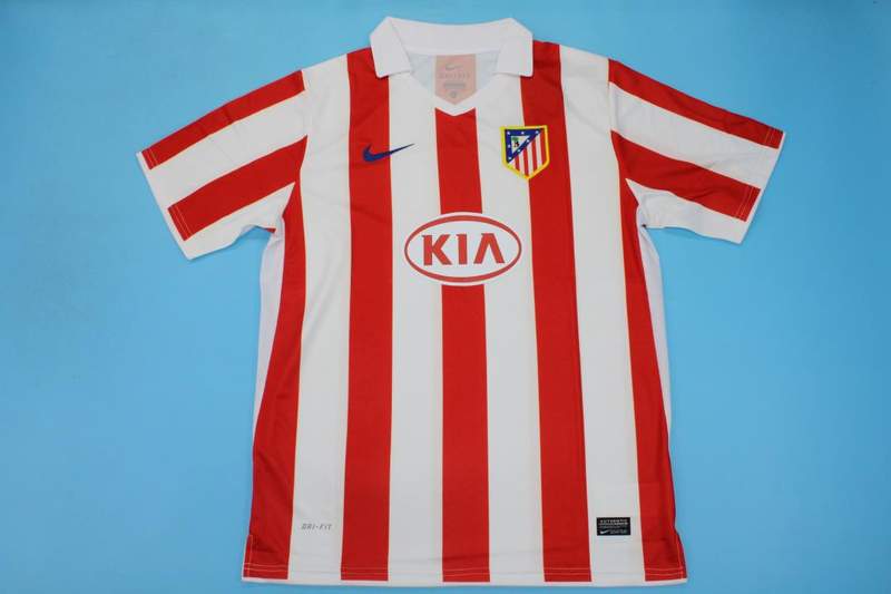 Atletico Madrid Soccer Jersey Home Retro Replica 2010/11
