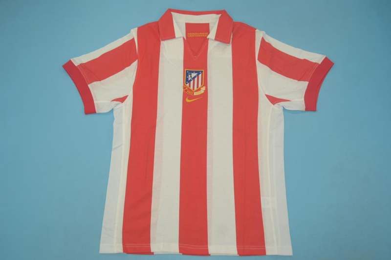 AAA Quality Atletico Madrid 2003 Centenary Home Retro Soccer Jersey