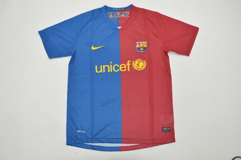 Barcelona Soccer Jersey Home Retro Replica 2008/09