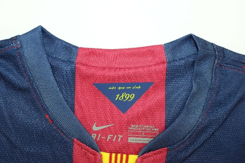AAA Quality Barcelona 2014/15 Home Long Sleeve Retro Soccer Jersey (Player)