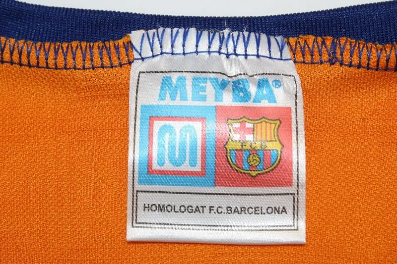 Barcelona Soccer Jersey Away Retro Replica 1991/92