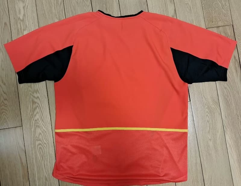 AAA Quality Belgium 2002 Home Retro Soccer Jersey