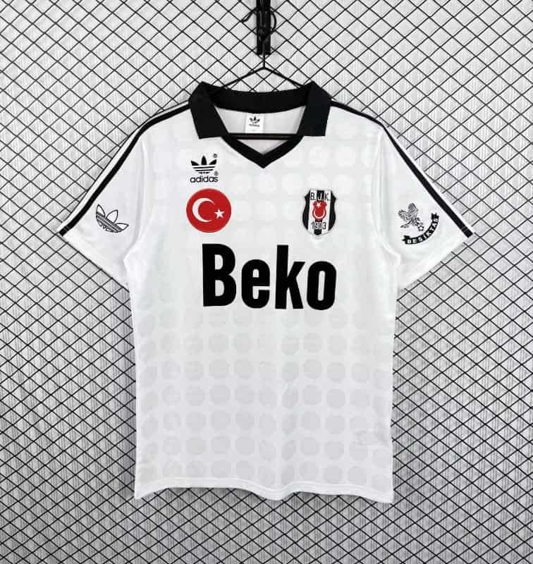 AAA Quality Besiktas 1990/91 Home Retro Soccer Jersey AAA Quality Besiktas 1990/91 Home Retro Soccer Jersey