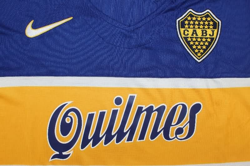 Boca Juniors Soccer Jersey Home Long Sleeve Retro Replica 1996/97