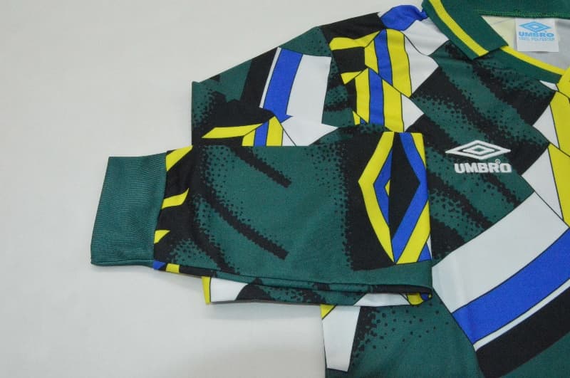 AAA Quality Brazil 1994 Goalkeeper Green Retro Long Soccer Jersey