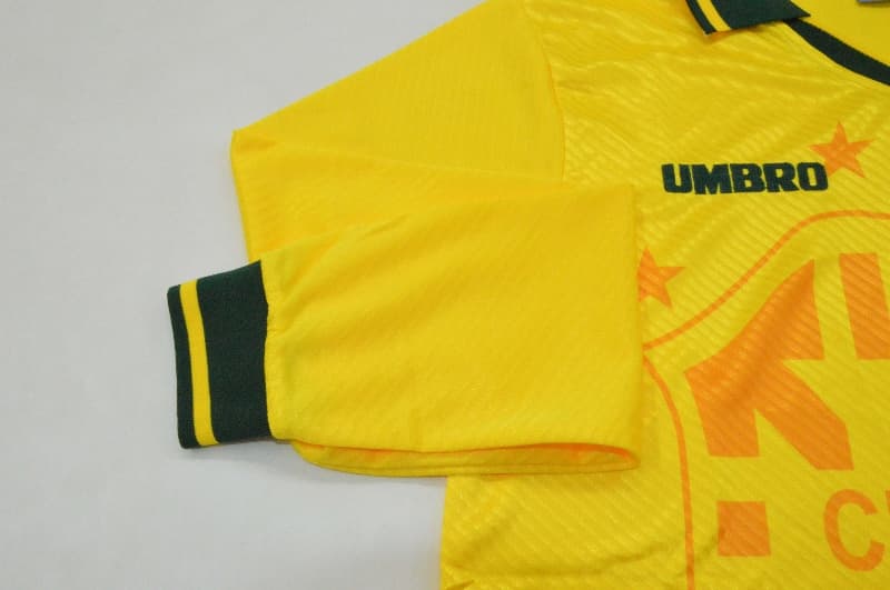 AAA Quality Brazil 1994 Home Retro Long Sleeve Soccer Jersey