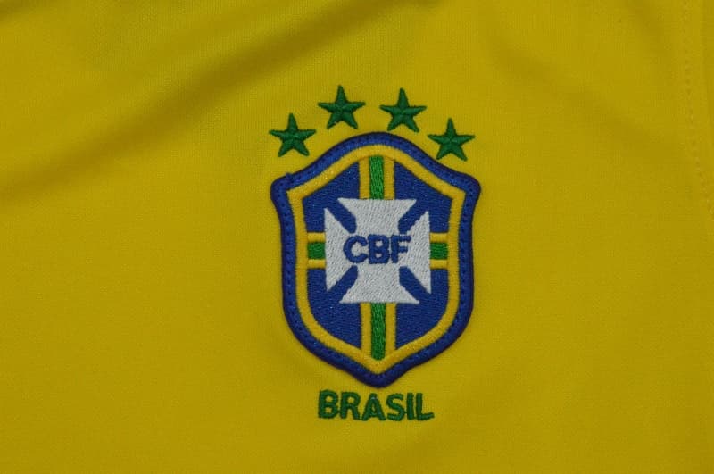 AAA Quality Brazil 1998 Home Retro Women Soccer Jersey