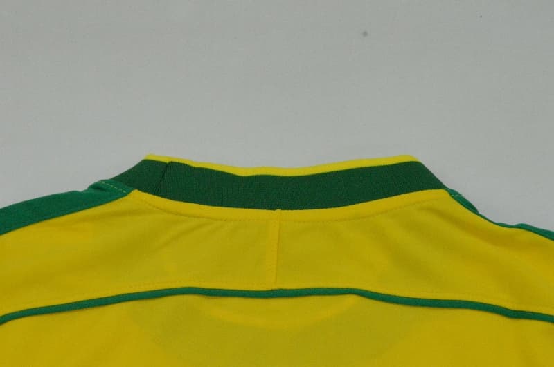 AAA Quality Brazil 1998 Home Retro Women Soccer Jersey