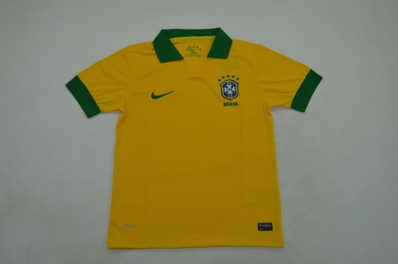 AAA Quality Brazil 2013 Home Retro Soccer Jersey