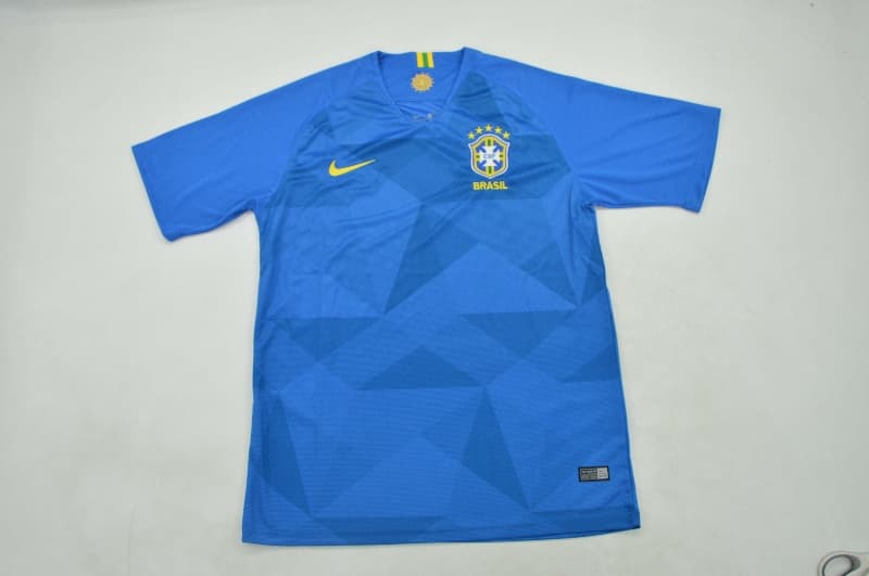 Brazil Soccer Jersey Away Retro Replica 2018