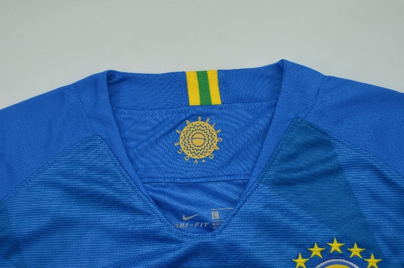 Brazil Soccer Jersey Away Retro Replica 2018