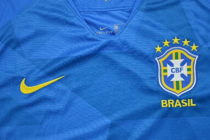 Brazil Soccer Jersey Away Retro Replica 2018