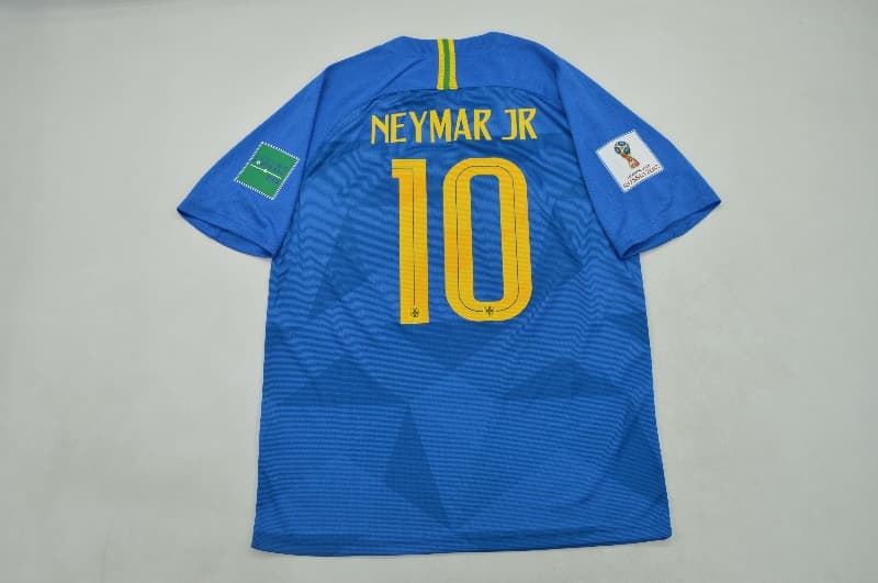 Brazil Soccer Jersey Away Retro Replica 2018