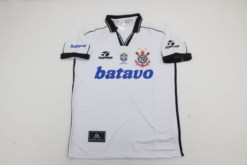 Corinthians Soccer Jersey Home Retro Replica 1999