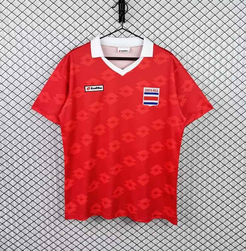 AAA Quality Costa Rica 1990 Home Retro Soccer Jersey