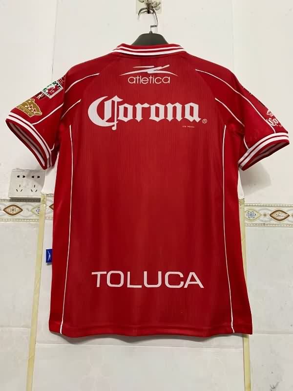 Deportivo Toluca Soccer Jersey Home Retro Replica 1999/00