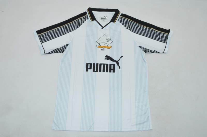 AAA Quality Derby County 1995/96 Home Retro Soccer Jersey